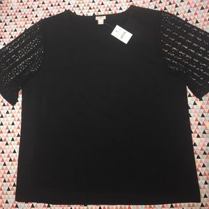 🆕 NWT J Crew black dressy top