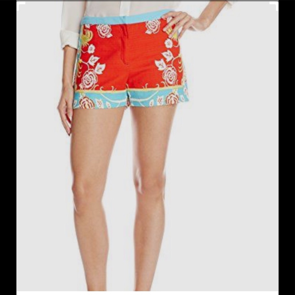 Tracy Reese Cherry Shorts - Picture 2 of 8