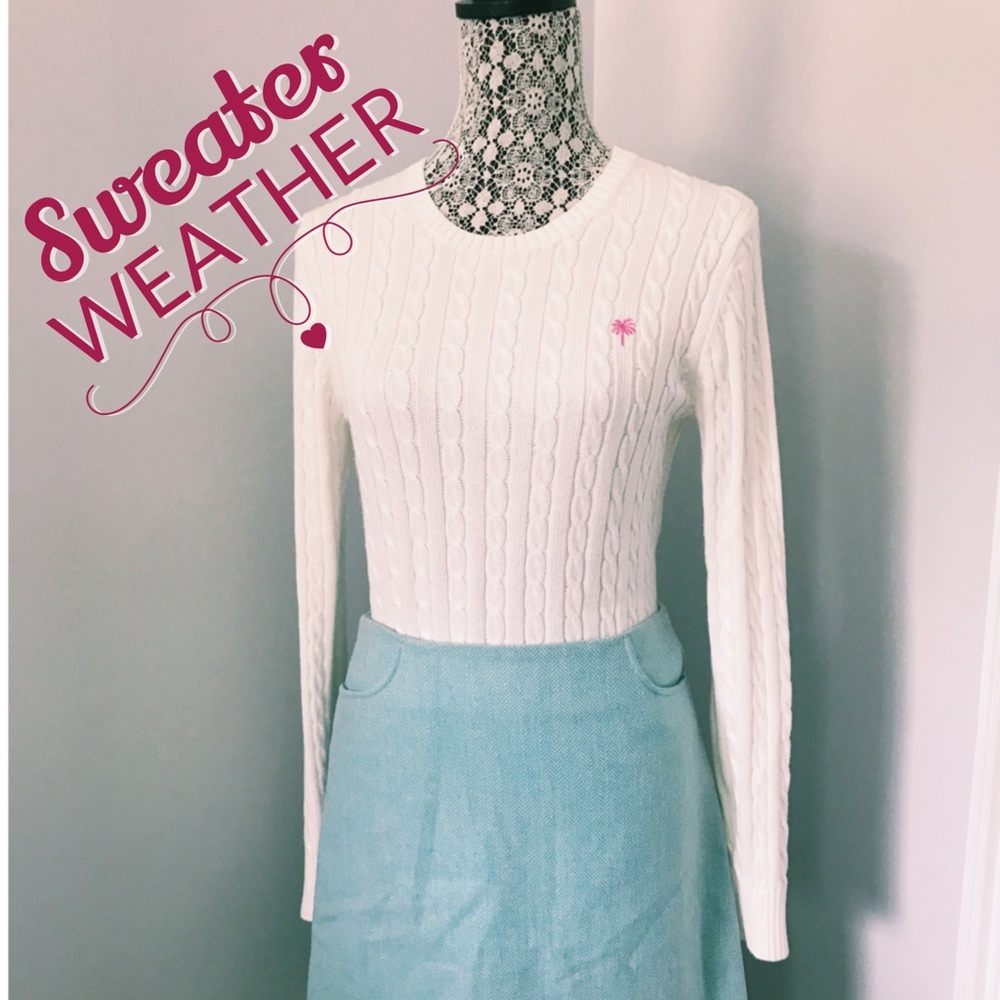 Lilly Pulitzer White Sweater