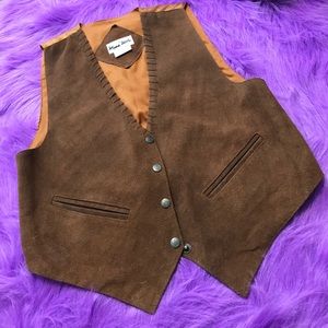 Men's Leather Vest