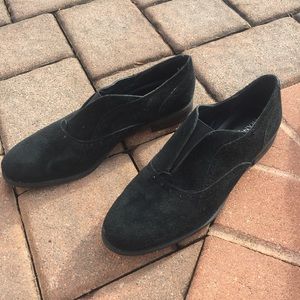 FRANCO SARTO Suede Slip-On Oxford