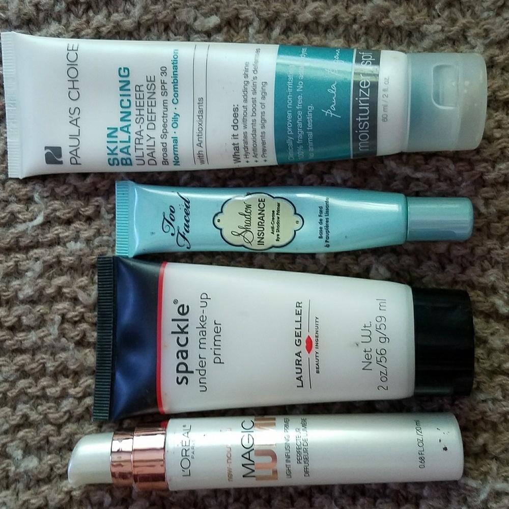 Primer and pre makeup mosturizer set