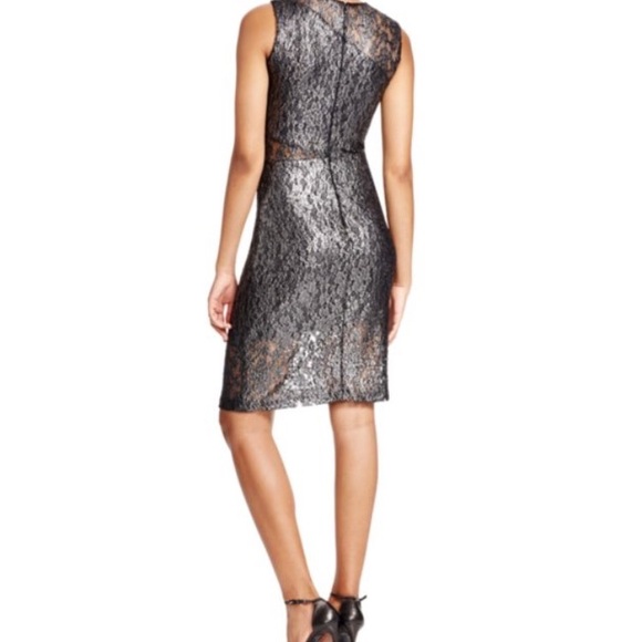 Anthropologie Parker Metallic Lace Cutout Dress - Picture 2 of 7