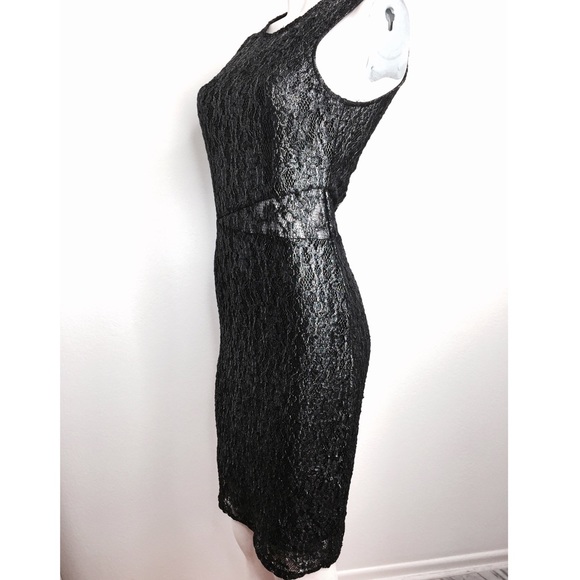 Anthropologie Parker Metallic Lace Cutout Dress - Picture 3 of 7