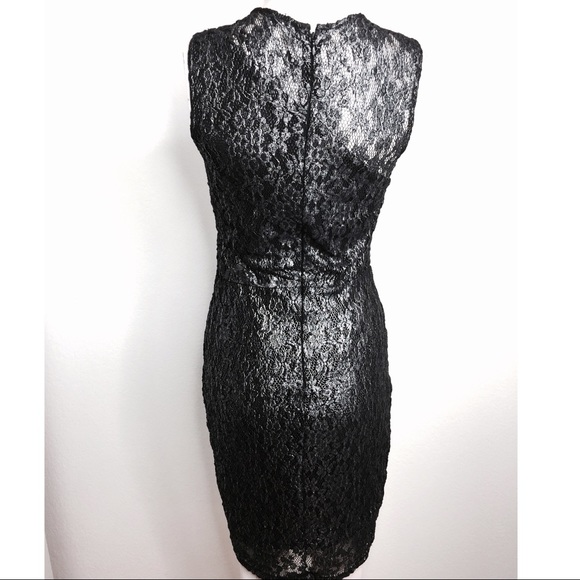 Anthropologie Parker Metallic Lace Cutout Dress - Picture 4 of 7