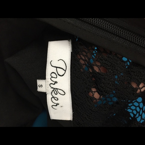 Anthropologie Parker Metallic Lace Cutout Dress - Picture 6 of 7