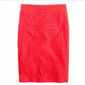 J Crew eyelet pencil