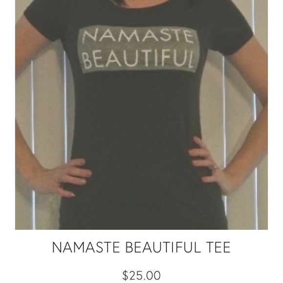 Namaste beautiful yoga top - Picture 4 of 4