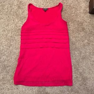 Pink Express tank top