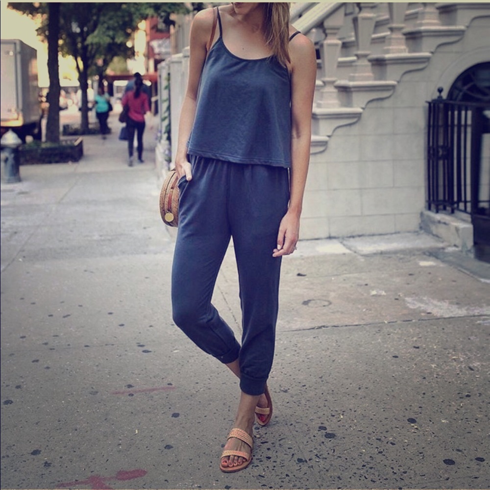 NWOT Lou & Grey Open Back Jumpsuit