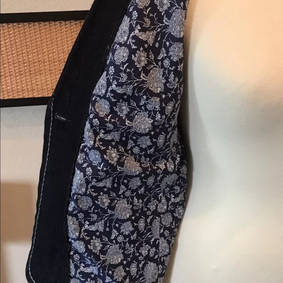 Talbots 10 Dark Wash Denim Blazer NWOT - Picture 3 of 8