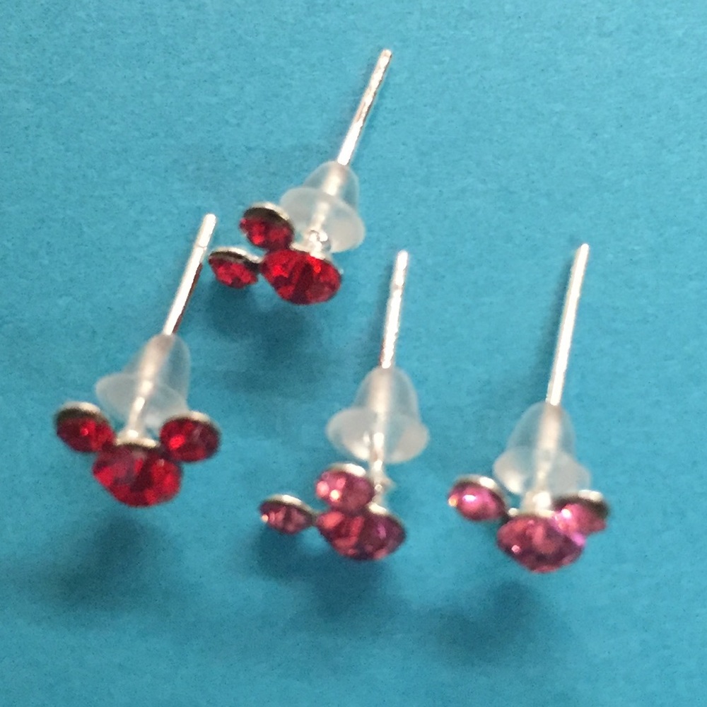 NEW Mickey Mouse Minnie Mouse earrings 925 silver