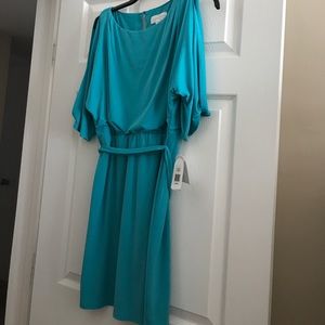 Bluebird cold shoulder Jessica Simpson dress