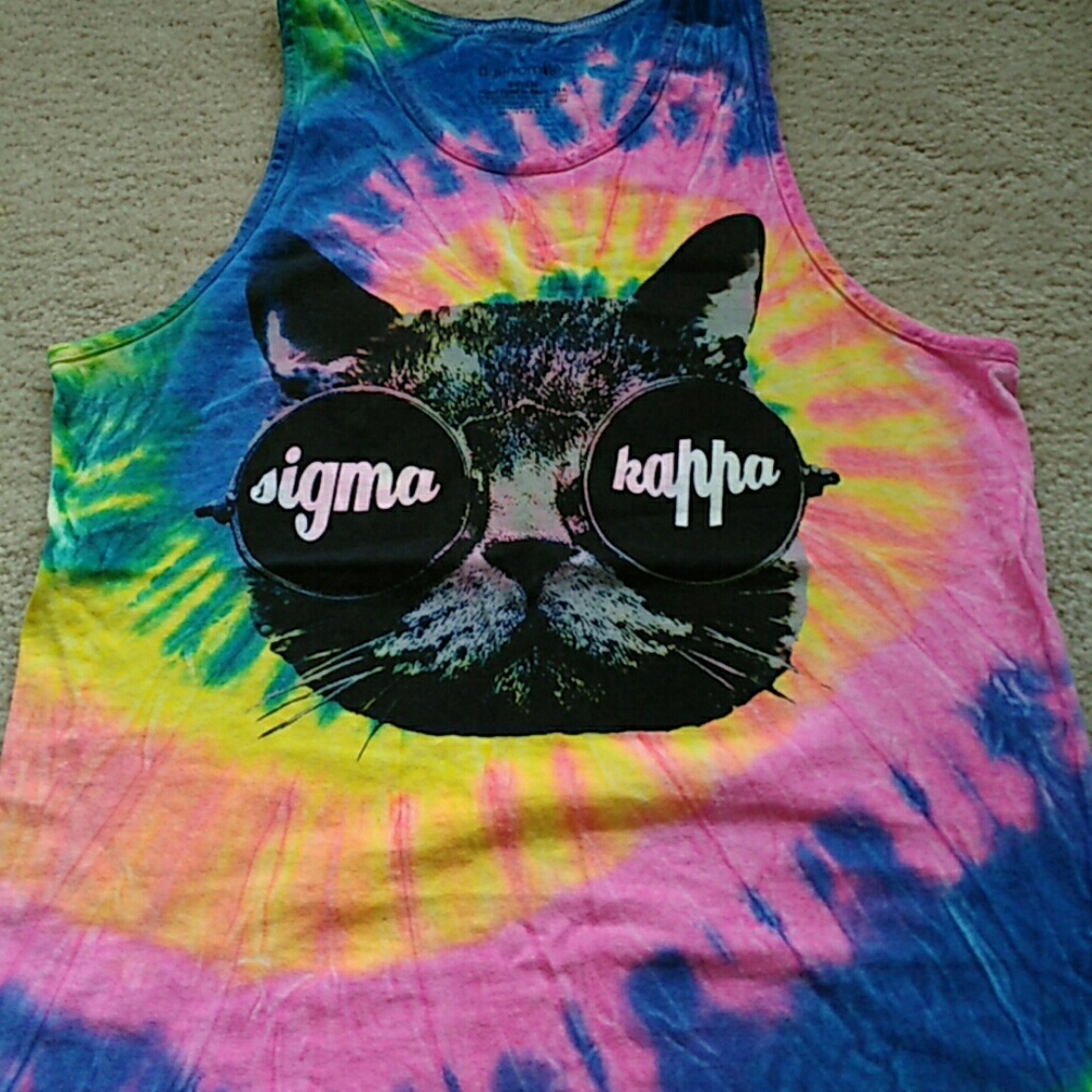 Sigma Kappa Tie Dye Tank