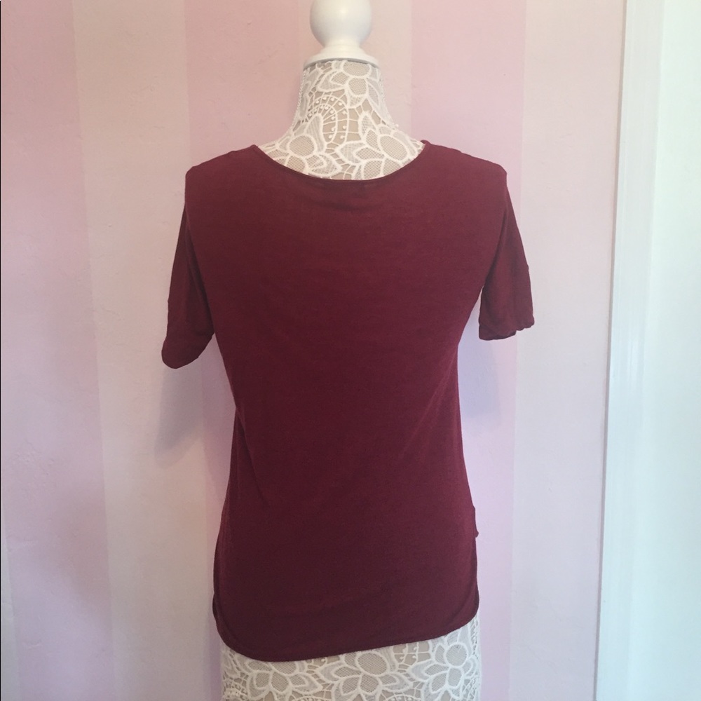 Red V-neck - Picture 2 of 3