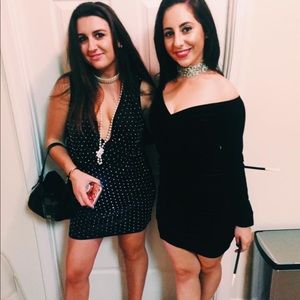 ALEXIA ADMOR PARTY DRESS WITH SEQUINS