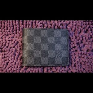LV Damier Wallet Graphite Canvas