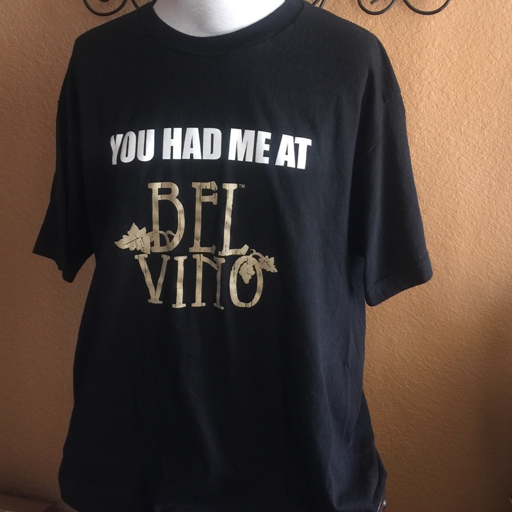 Fun T Shirt large for wine events and wine tasting!