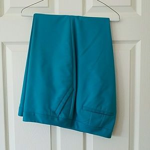 Lane Bryant teal Capri pants