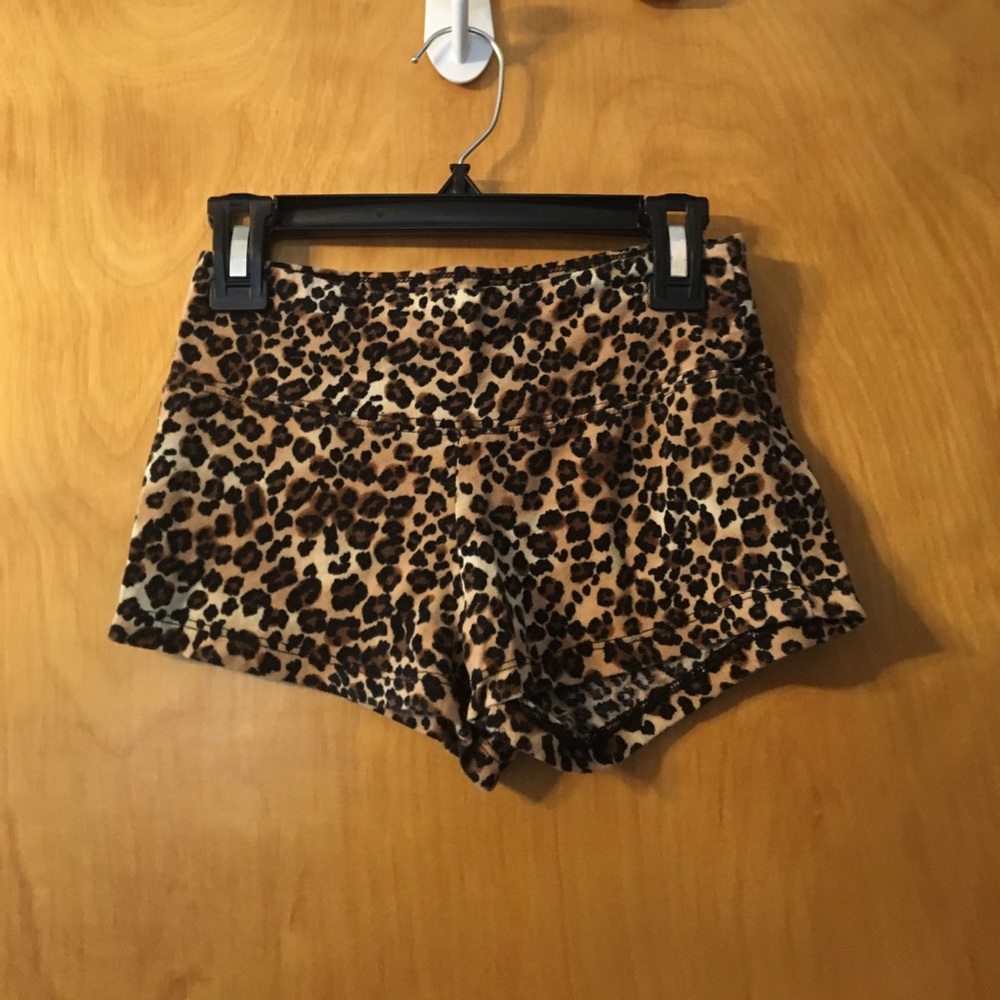 Cheetah print shorts