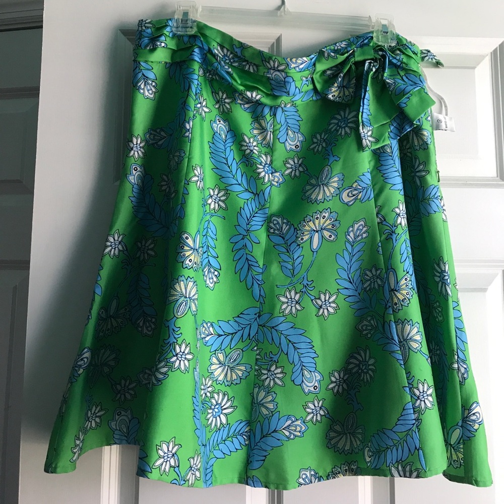 Vintage Lilly Pulitzer silk skirt size 12!
