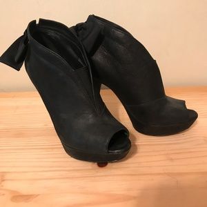 Vera Wang Peeptoe Booties