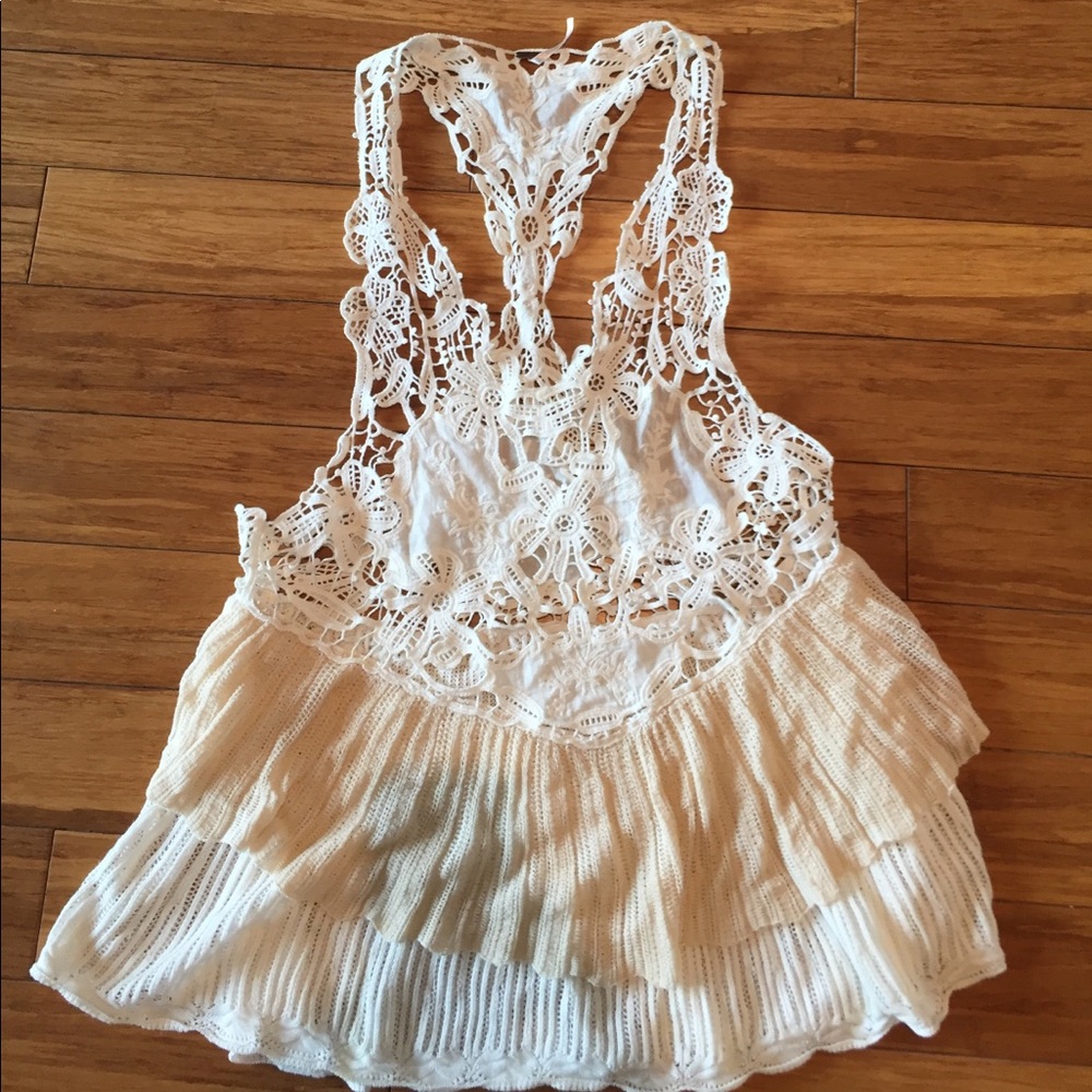 Free People lace tank