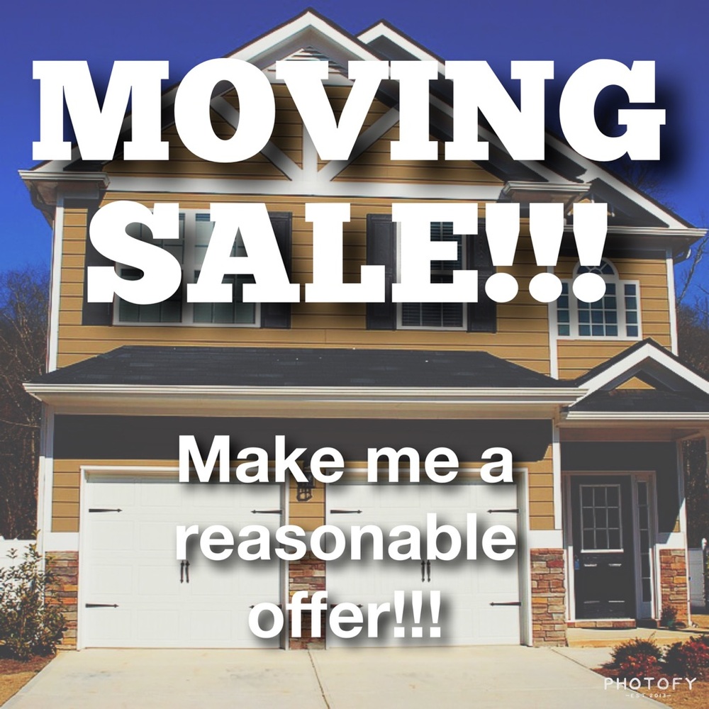 Moving Sale!!!