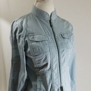 Cabi Women's Jacket Size Medium Ice Blue