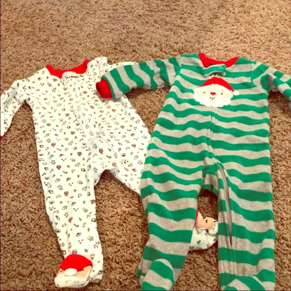 Christmas Footies 6-9mo