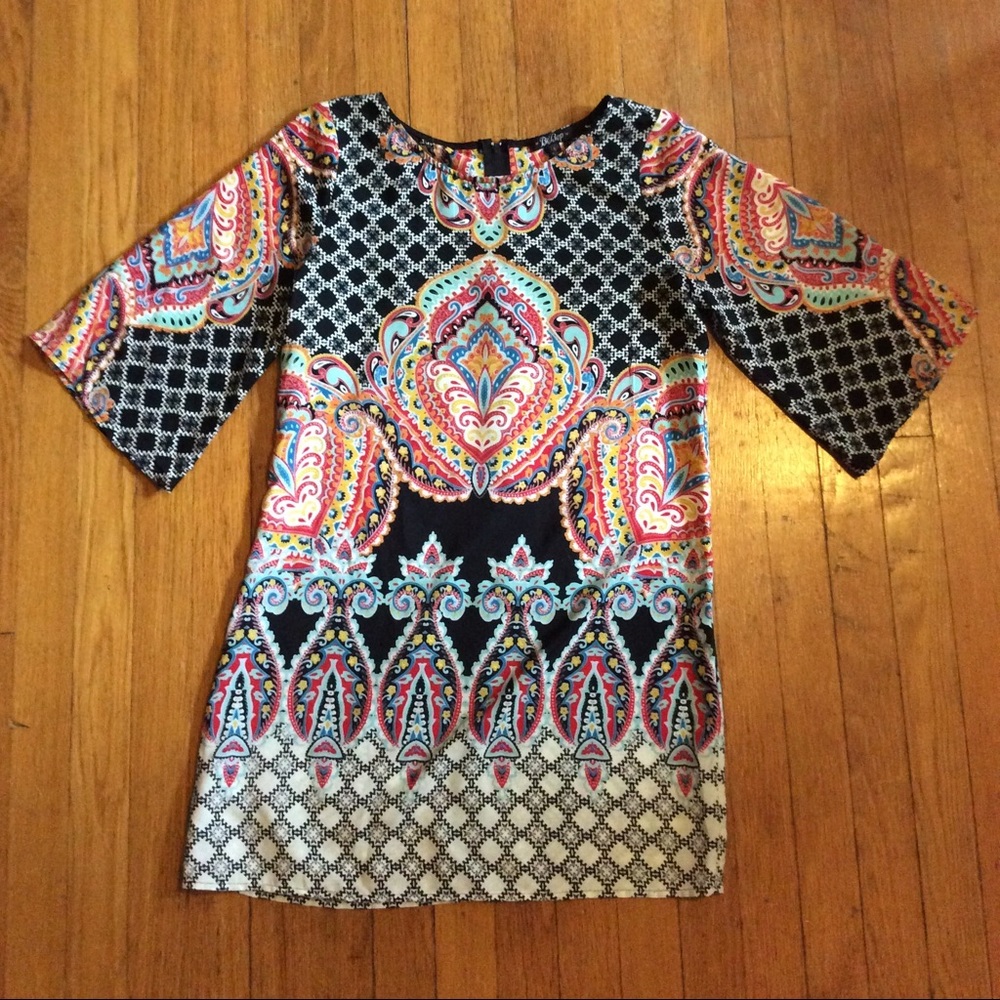 Pattern tunic dress
