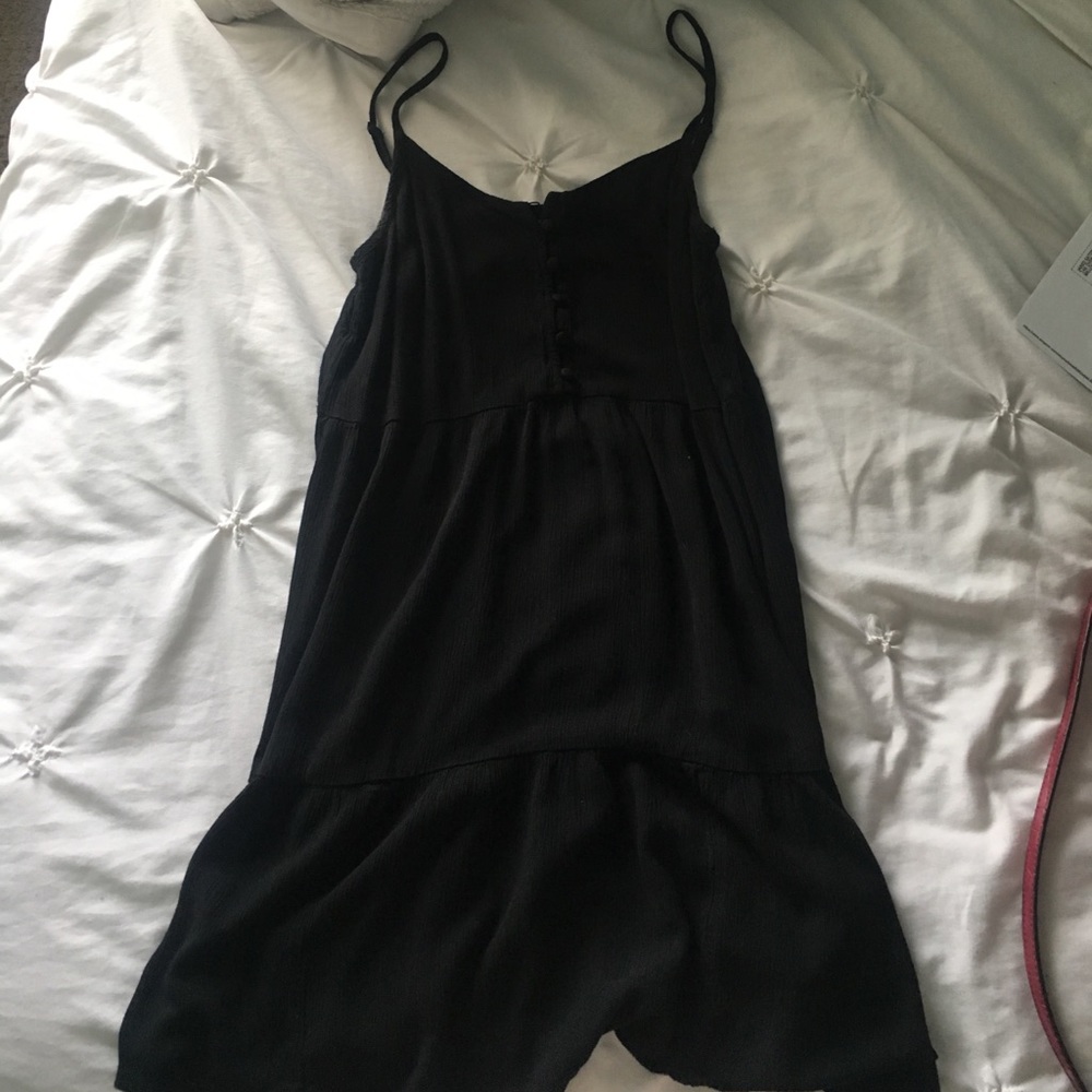 Black Dress with Buttons