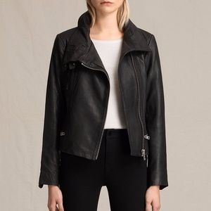 All Saints Bales Leather Biker Jacket