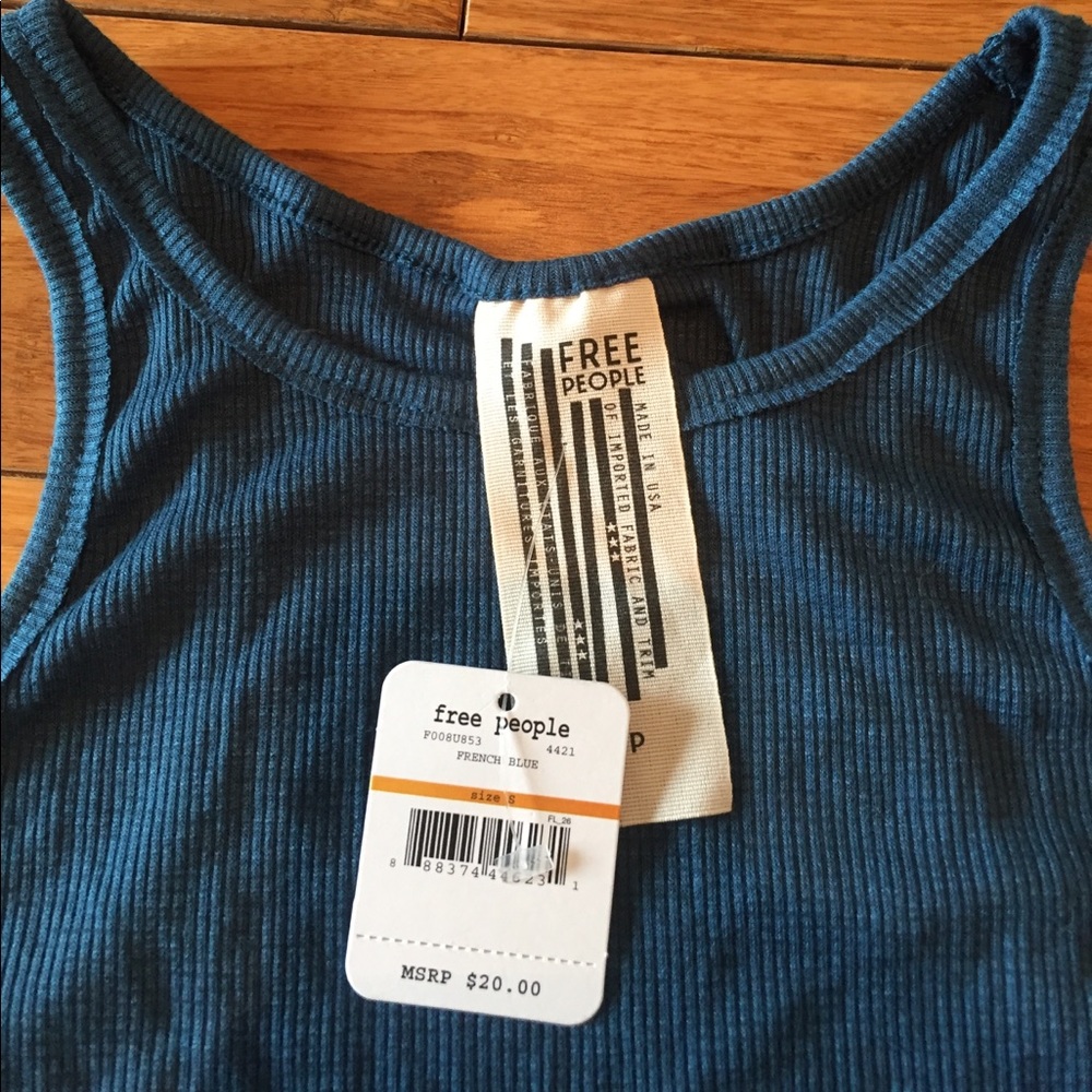 Teal Free People tank