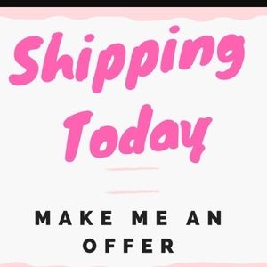 Shipping today! Accepting all reasonable offers!