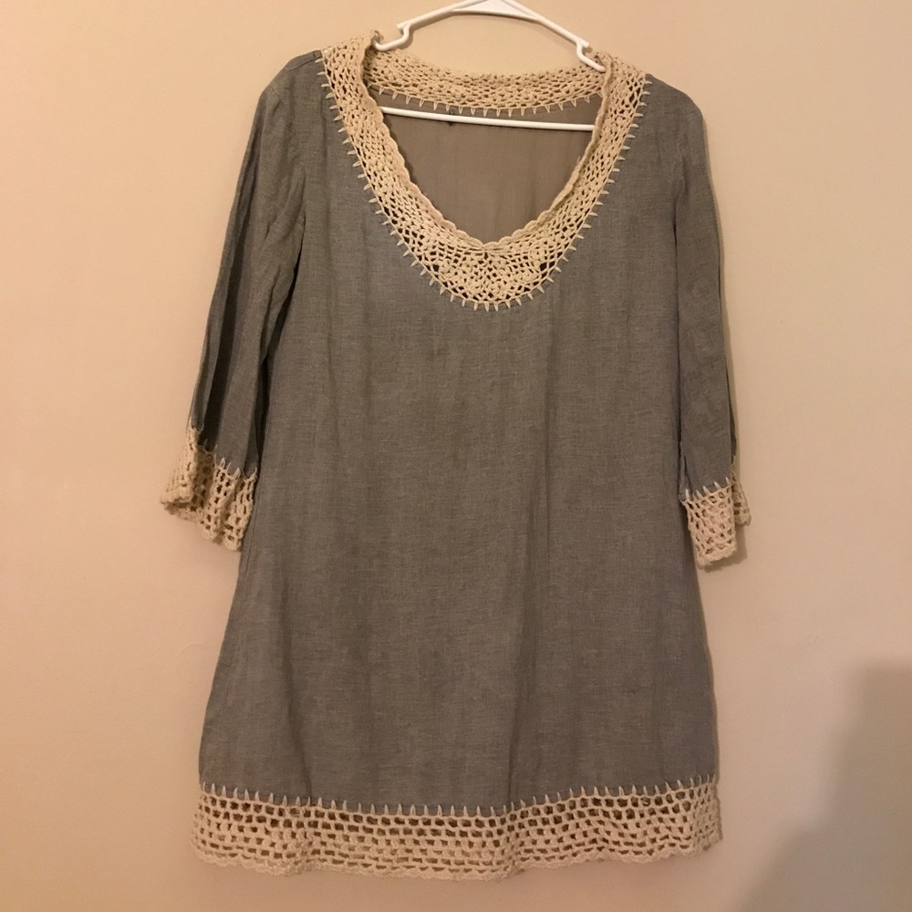 Bathing suit cover-up dress
