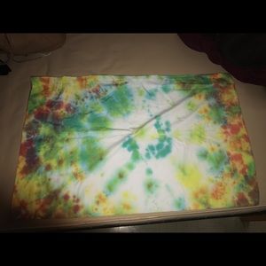 Tie dyed pillow case