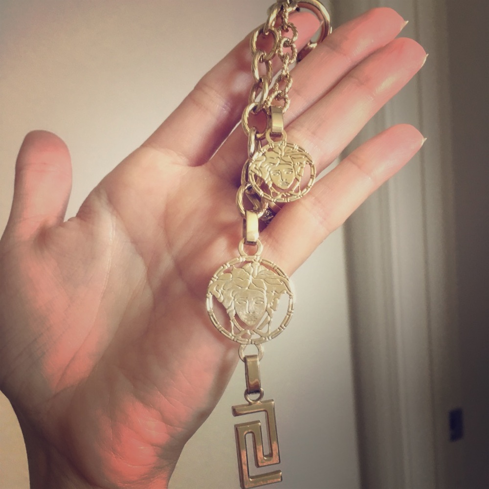 Versace belt accessory or keychain