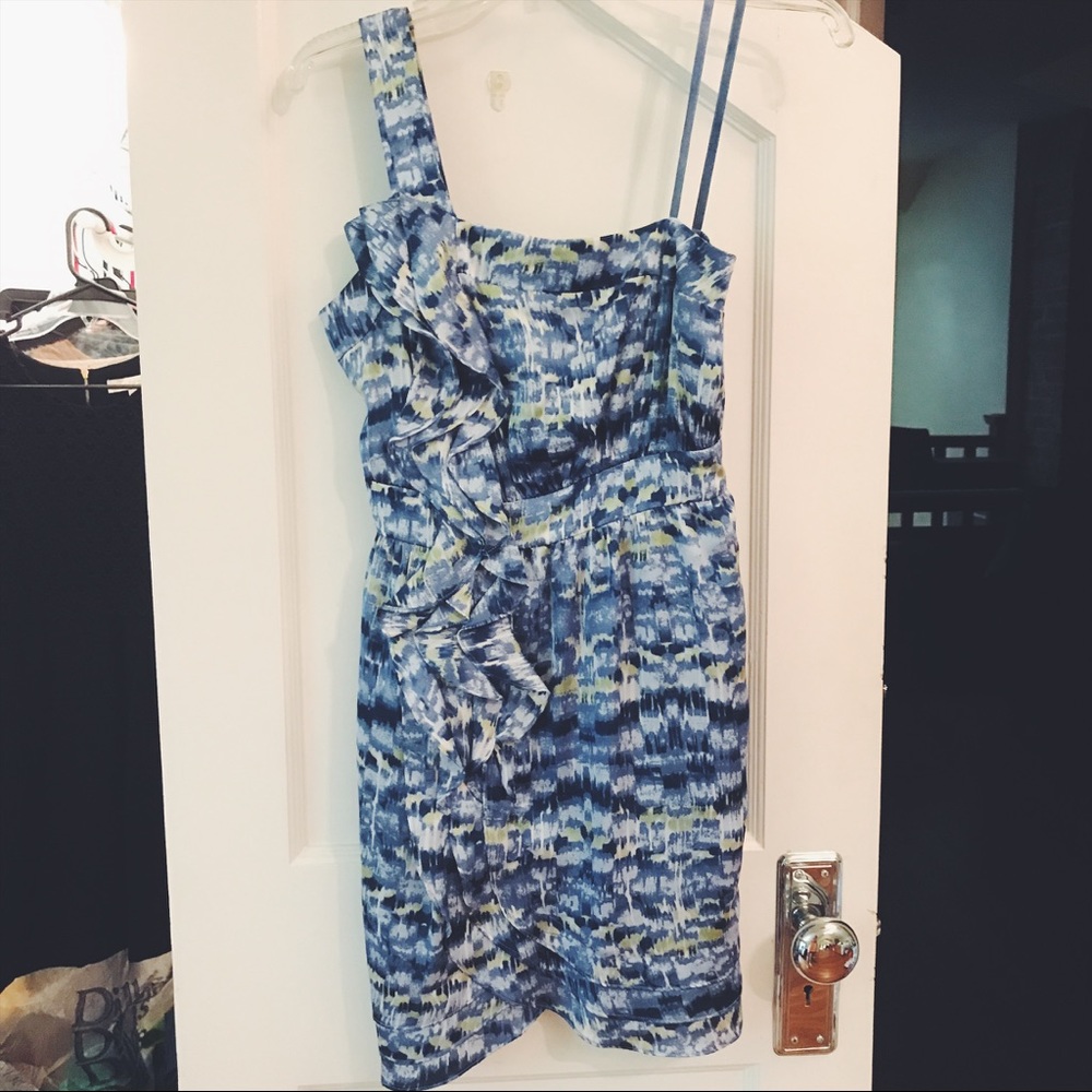 BCBG one shoulder dress