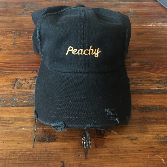 2 Day Accessories - Distressed "Peachy" Cap