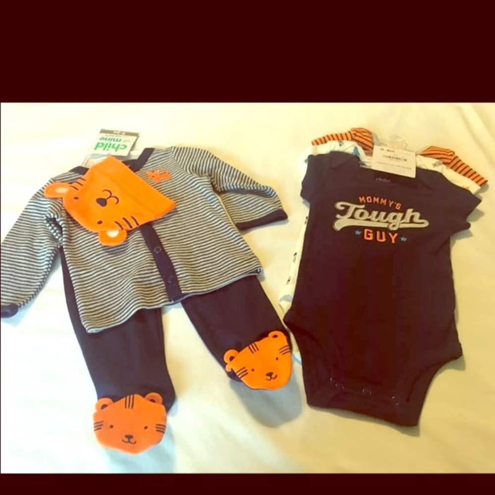 Baby boy clothes, 0-3 mo