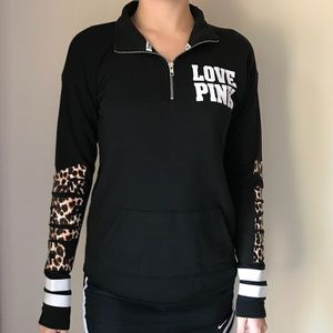 PINK Victoria's Secret 1/4 Zip Pullover