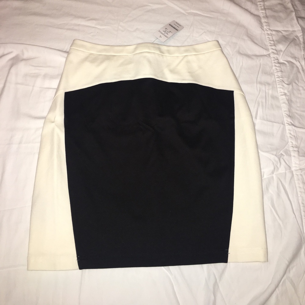 ColorBlock HighWaist Zip Skirt