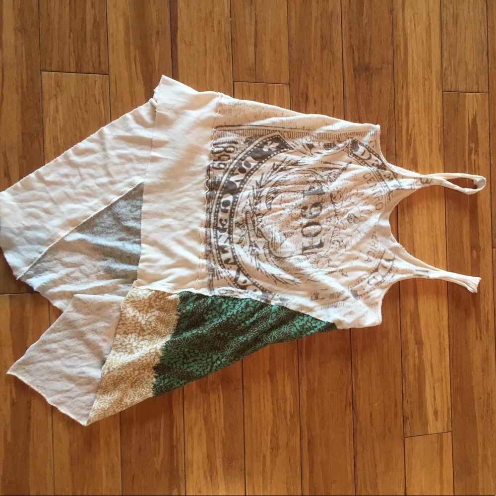 Asymmetrical, fun, funky, flowy tank!