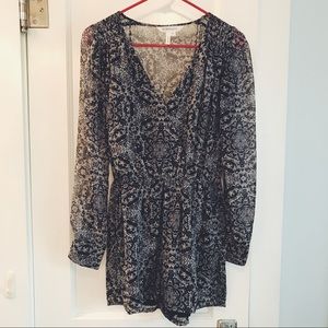 BCBG long sleeve romper