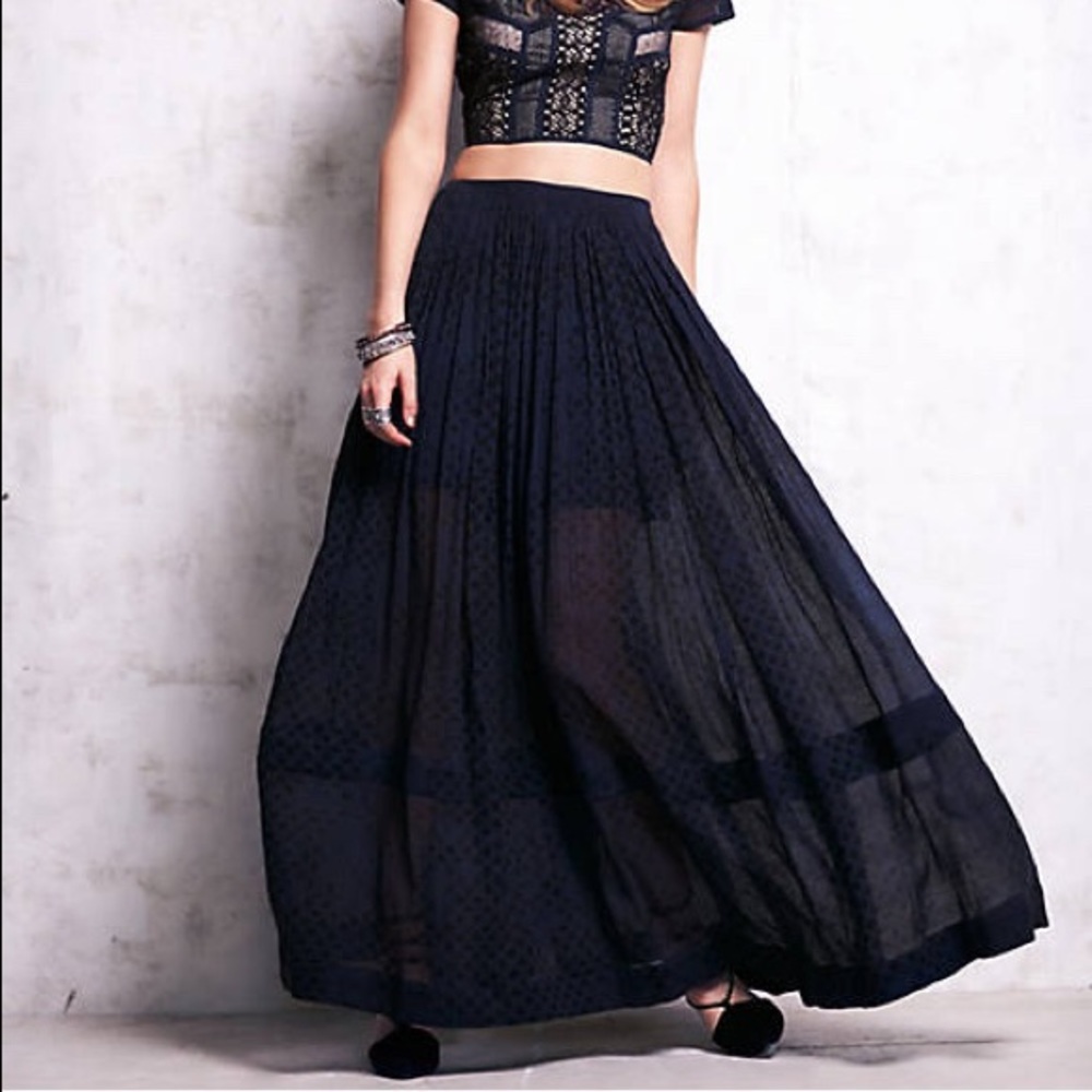 Free People Lola Maxi Skirt.