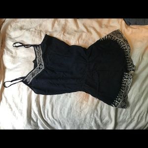 Papaya navy blue romper