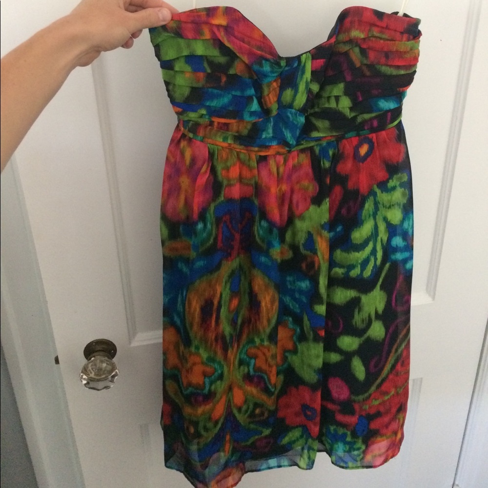 Silk Shoshanna babydoll dress