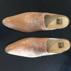Frye Mule Heels