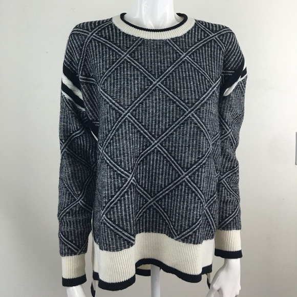 Madewell Sweaters - Women's Madewell Black & White Wool XS Sweater